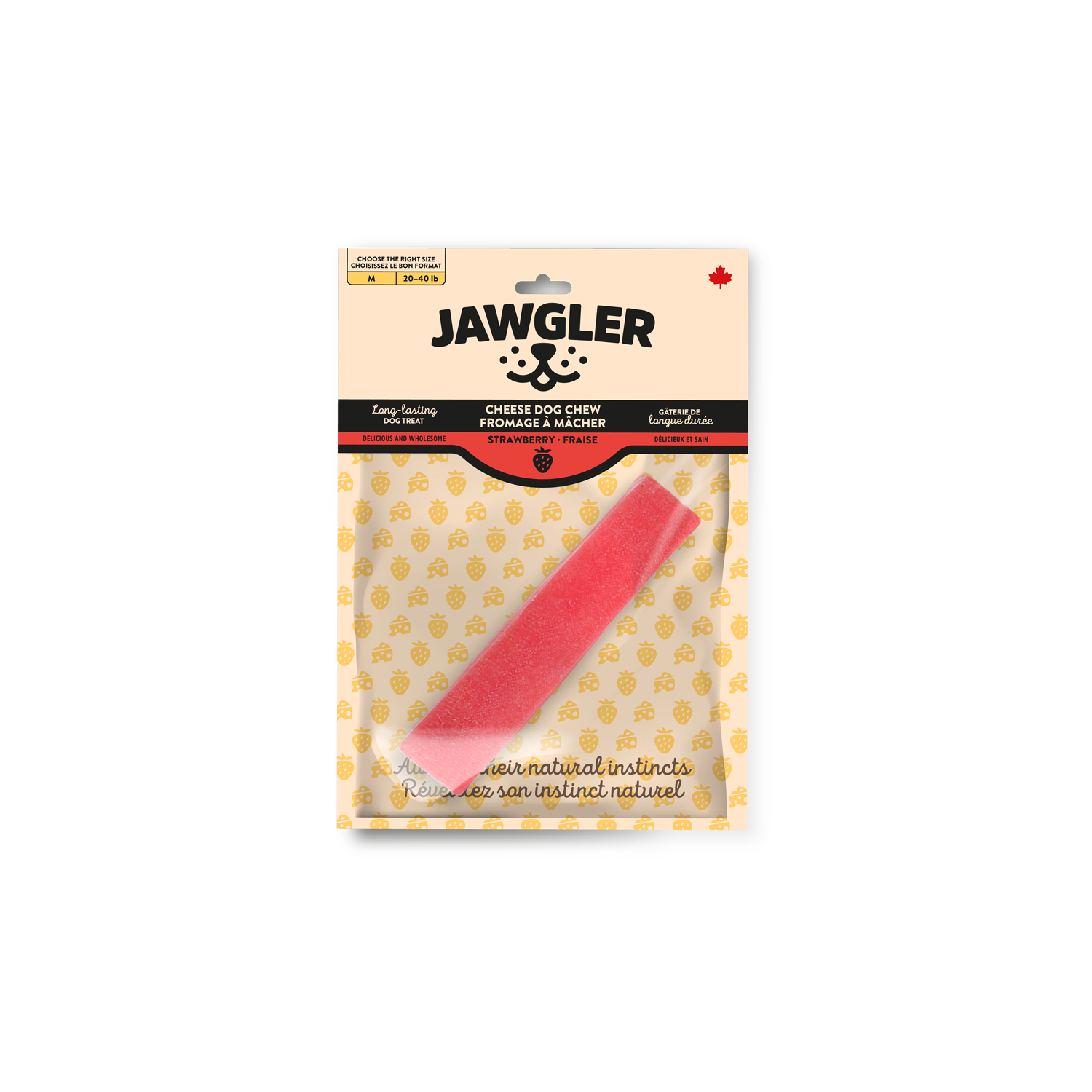Fromage à mâcher - Fraise